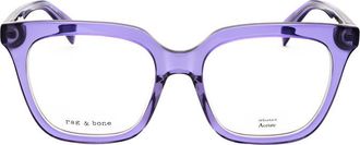 Rag & Bone Ladies Blue Cat Eye Eyeglass Frames RNB3076/G-1
