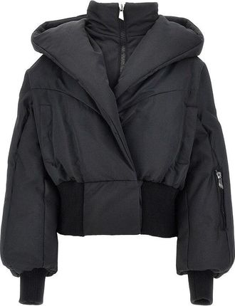 The Attico Cotton-blend padded bomber jacket Woman 42