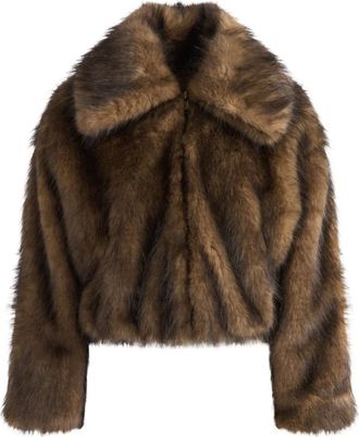 Michael Kors Cazadora de piel sint&eacute;tica - Jackets - Mujer - Marr&oacute;n - S