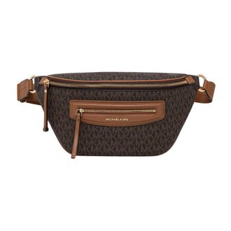 Michael Kors Jet Set Travel Medium Signature Logo Sling Pack - - Bags - Donna - Marrone - ONE SIZE