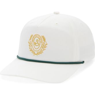 Swannies Victory Snapback Baseball Cap in Vintage White at Nordstrom
