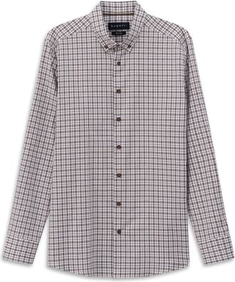 Bugatti Herren Overhemd met button-down kraag