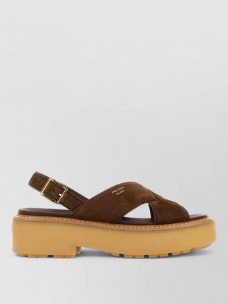 Prada suede sandals