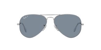 Ray-Ban AVIATOR LARGE METAL RB 3025 Silver/Blue 58/14/135 unisex Sunglasses