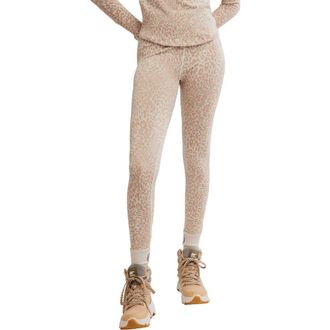 Free People FP Movement Myoko Jacquard Leggings in Snow Leopard at Nordstrom Rack, Size X-Small/small