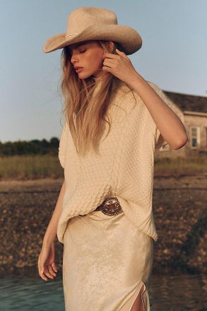 Maeve Cable-Knit Wool Blend Sweater Vest