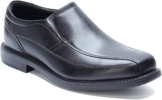 Rockport Mens Sherwood Bike Toe Slip-On In Black