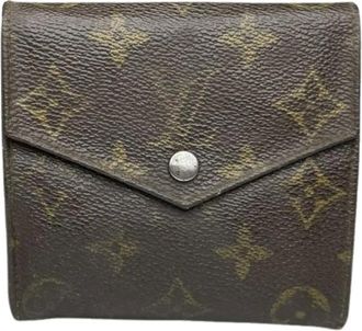 Louis Vuitton Pre-owned Wallets, female, Brown, Size: ONE SIZE Pre-owned Leather Wallet
