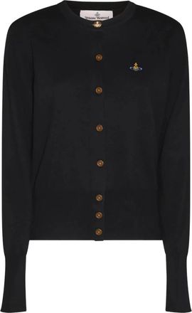 Vivienne Westwood Dames, Truien, Zwart, Maat: XS Katoen