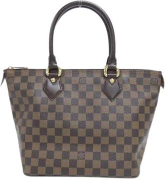 Louis Vuitton Borsa Vintage Pre-owned in Tela - - Pre-owned - Donna - Marrone - ONE SIZE