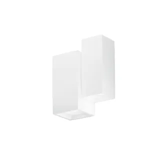 Luce-Ambiente-Design Aplique Foster en Yeso Blanco Pintable con Cuatro Puntos de Luz