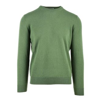 KANGRA Round-neck Knitwear, male, Green, Size: 3XL Pullover Girocollo