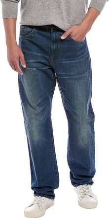 Blk Dnm Dark Vintage Blue Straight Jean