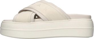 Hogan Sandalen - Dames - Sandalen - Beige - 38 EU - Leer - Schoenen