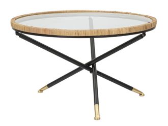 Mauro Ferretti Mesa De Centro Saint Barth Redondo Cm &Oslash; 80x46,5