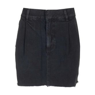 A Gold E Becker Mini Skirt - female - Agolde - Denim Skirts - Black - W26 - Skirts