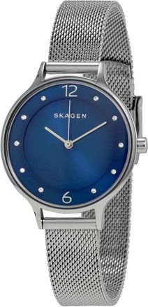 Skagen Anita Blue Dial Stainless Steel Mesh Ladies Watch SKW2307