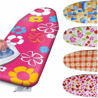 Trade Shop Trade Shop - Tapa De Cubierta Tablero De Planchado Para Mesa De Planchado 140x50 Cm En Lienzo