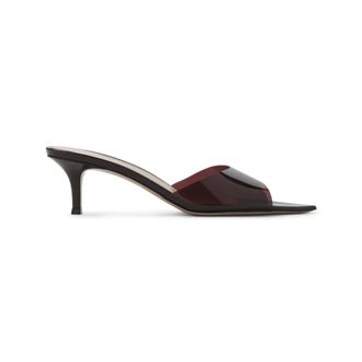 Gianvito Rossi Heeled Mules, female, Brown, Size: 7 1/2 US Elle 55 Mules
