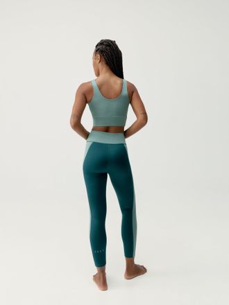 Born Living Yoga Legging Maiko Iceberg Green/Deep Green