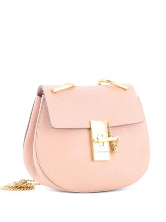 Chloé Drew Leather Mini crossbody bag - Toni neutri