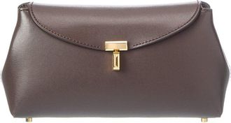 Toteme T Lock Mini Leather Clutch