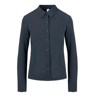 Bomboogie Camisa de Jersey T&eacute;cnico - Blouses & Shirts - Mujer - Azul - XS
