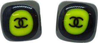 Chanel Orecchini a bottine CC 2003 - Nero