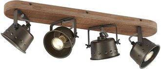 Lindby Lindby - Foco Rubinjo en Negro de Metal