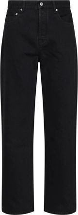 Jacquemus Straight de-N&icirc;mes Denim Broek - Heren - Regular Fit Jeans - Zwart - W31 - Denim - Jeans