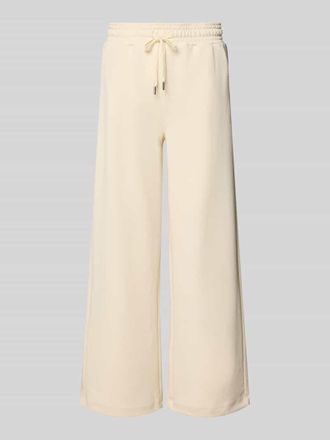 Soyaconcept Wide Leg Sweatpants mit elastischem Bund in Offwhite, Gr&ouml;&szlig;e XXL