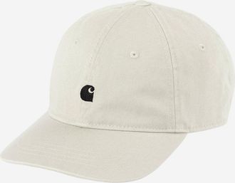 Carhartt Work in Progress Beige Logo Textured Baseball Hat