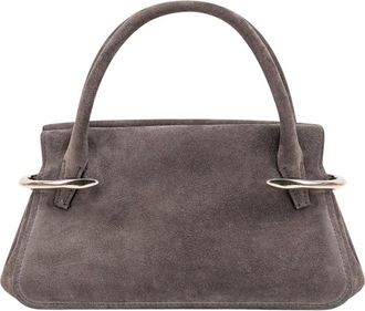 Givenchy Tassen, Dames, Grijs, ONE Size, Leer, Pinch Mini Bag