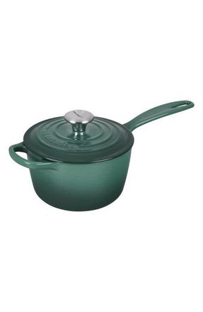 LE CREUSET Signature 1.75-Quart Enameled Cast Iron Saucepan in Artichaut at Nordstrom