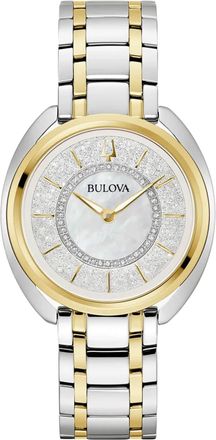 Bulova Womens Duality Mother Of Pearl Dial Watch