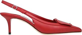 Jimmy Choo London Slingback - Dames - Pumps - Rood - 40 EU - Schoenen