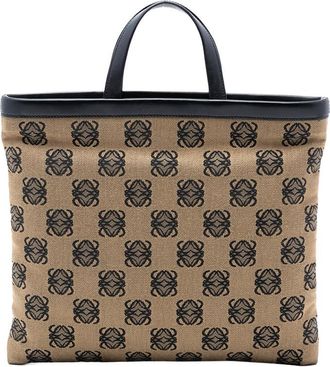 Loewe Pre-owned LOEWE Anagram Canvas Tote Unisex XEK0N6W0KCSVEF5O