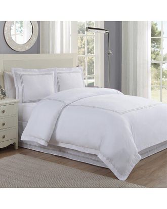 Fresh Ideas Luxury Hotel Baratta Embroidered Bed Skirt