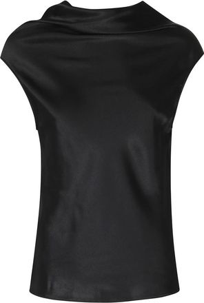 Alberta Ferretti Mouwloze Top - Dames - Tops zonder mouwen - Zwart - M - Tops