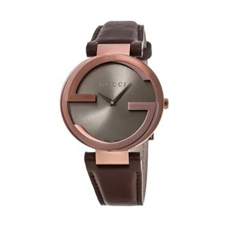 Gucci Accessoires, Dames, Bruin, ONE Size, Leer, Horloges