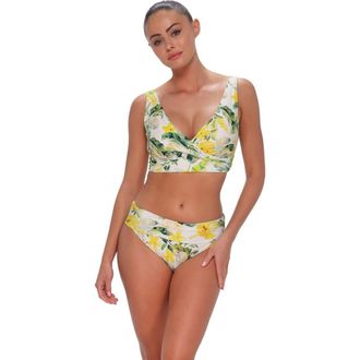 Sunsets Elsie Bikini Swimsuit Top - DD Cup in Isla Soleil Crepe at Nordstrom, Size 38