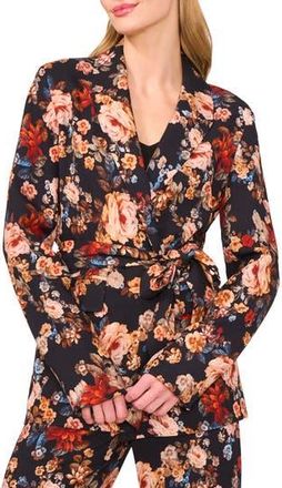 Ted Baker Floral Blazer in Rich Black at Nordstrom Rack, Size 12