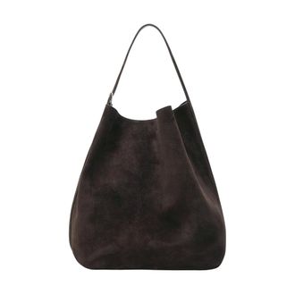 Toteme Bucket Bags, female, Brown, Size: ONE SIZE Belted Tote