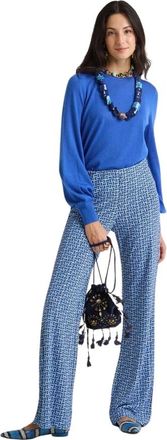 Maliparmi Mujer, Pantalones, Azul, Talla: 2XS