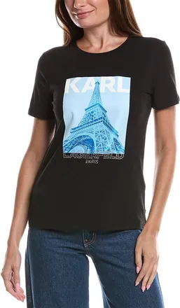 Karl Lagerfeld Karl Lagerfeld Eiffel Tower T-Shirt