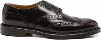 Doucal's Lace-Up Shoes Burgundy
