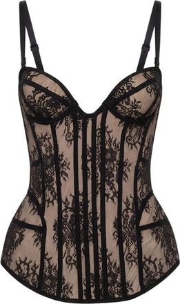 Giuseppe Di Morabito Lace Bustier - Dames - Tops zonder mouwen - Zwart - M - Tops