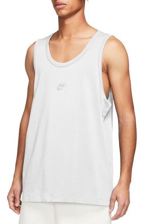 Nike Premium Essentials Tank in White at Nordstrom, Size Medium