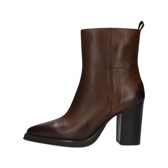 Shabbies Amsterdam Schoenen, Dames, Bruin, 40 EU, Grunch AMI Enkellaarzen