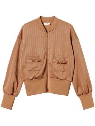 Twin-Set Gewatteerd bomberjack - Bruin